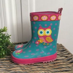 Stephen Joseph owl rain boots - 9